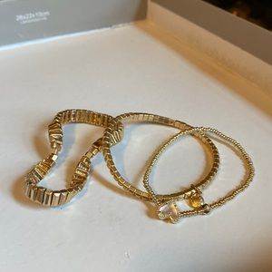 Jcrew and Kendra Scott bracelets